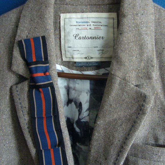 Cartonnier Anthro Frontrunner Blazer - Wool - sz 4 - Picture 2 of 8